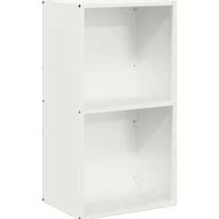 VIDAXL - Portant de bois chauffage blanc 40x30x75 cm