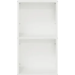 VIDAXL - Portant de bois chauffage blanc 40x30x75 cm