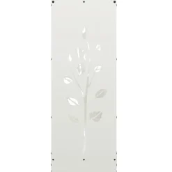 VIDAXL - Portant de bois chauffage blanc 40x30x80 cm