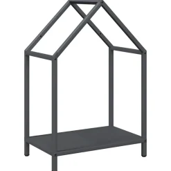 VIDAXL - Portant de bois chauffage anthracite 40x25x60 cm