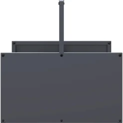 VIDAXL - Portant de bois chauffage anthracite 40x40x40 cm