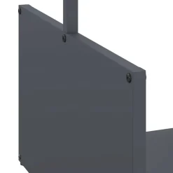 VIDAXL - Portant de bois chauffage anthracite 40x40x40 cm