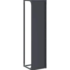 VIDAXL - Portant de bois chauffage anthracite 25x25x100 cm