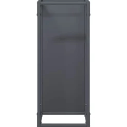 VIDAXL - Portant de bois chauffage anthracite 25x25x60 cm