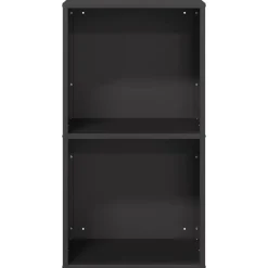 VIDAXL - Portant de bois chauffage noir 40x30x75 cm