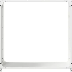 VIDAXL - Portant de bois chauffage blanc 90x28x90 cm