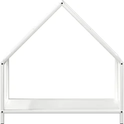 VIDAXL - Portant de bois chauffage blanc 60x25x60 cm