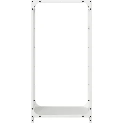 VIDAXL - Portant de bois chauffage blanc 44x28x90 cm