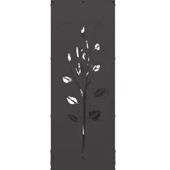 VIDAXL - Portant de bois chauffage noir 40x30x80 cm