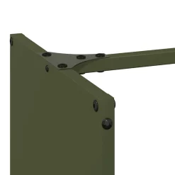 VIDAXL - Portant de bois chauffage vert olive 40x30x80 cm