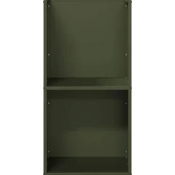 VIDAXL - Portant de bois chauffage vert olive 40x30x80 cm