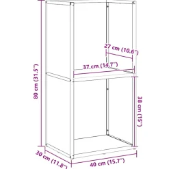 VIDAXL - Portant de bois chauffage vert olive 40x30x80 cm