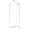 VIDAXL - Portant de bois chauffage blanc 40x25x120 cm