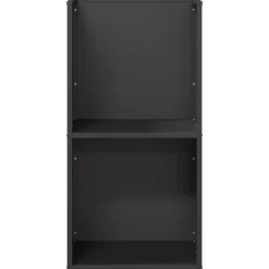 VIDAXL - Portant de bois chauffage noir 40x30x80 cm