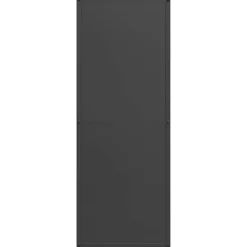 VIDAXL - Portant de bois chauffage noir 40x30x80 cm