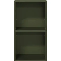 VIDAXL - Portant de bois chauffage vert olive 40x30x75 cm