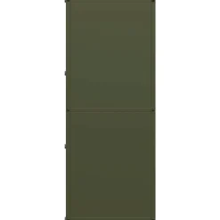 VIDAXL - Portant de bois chauffage vert olive 40x30x75 cm