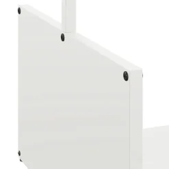 VIDAXL - Portant de bois chauffage blanc 40x40x40 cm