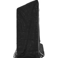 VIDAXL - Portant de bois de chauffage et housse de pluie acier galvanisé