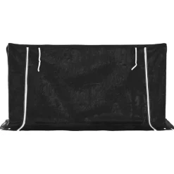 VIDAXL - Portant de bois de chauffage et housse de pluie acier galvanisé