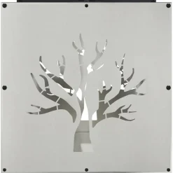 VIDAXL - Portant de bois de chauffage 40x40x40 cm acier inoxydable