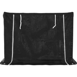 VIDAXL - Portant de bois de chauffage et housse de pluie acier galvanisé