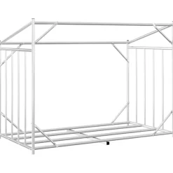 VIDAXL - Portant de bois de chauffage et housse de pluie acier galvanisé
