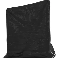 VIDAXL - Portant de bois de chauffage et housse de pluie acier galvanisé