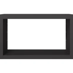 VIDAXL - Portant de bois de chauffage noir 100x40x60 cm acier