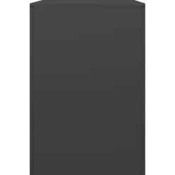 VIDAXL - Portant de bois de chauffage noir 100x40x60 cm acier