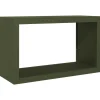 VIDAXL - Portant de bois de chauffage vert 100x40x60 cm acier