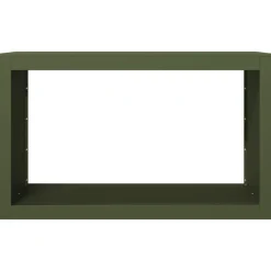 VIDAXL - Portant de bois de chauffage vert 100x40x60 cm acier