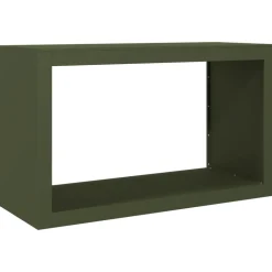 VIDAXL - Portant de bois de chauffage vert 100x40x60 cm acier