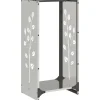 VIDAXL - Portant de bois de chauffage 40x30x80 cm acier inoxydable