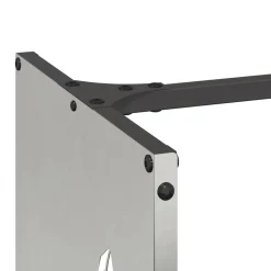 VIDAXL - Portant de bois de chauffage 40x30x80 cm acier inoxydable