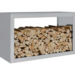 VIDAXL - Portant de bois de chauffage 100x40x60 cm acier galvanisé