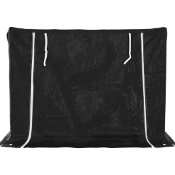 VIDAXL - Portant de bois de chauffage et housse de pluie acier galvanisé