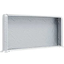 VIDAXL - Portant de bois de chauffage et housse de pluie acier galvanisé