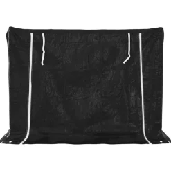 VIDAXL - Portant de bois de chauffage et housse de pluie acier galvanisé