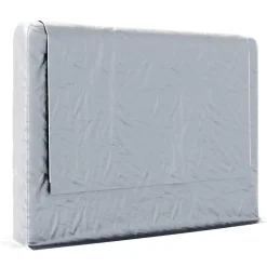 VIDAXL - Portant de bois de chauffage et housse de pluie acier galvanisé