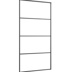 VIDAXL - Porte coulissante et kit de quincaillerie 102,5x205cm verre esg