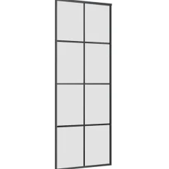 VIDAXL - Porte coulissante avec kit de quincaillerie 76x205 cm verre esg