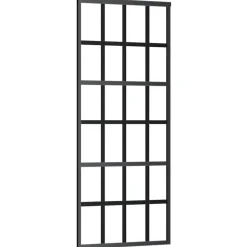 VIDAXL - Porte coulissante avec kit de quincaillerie 76x205 cm verre esg