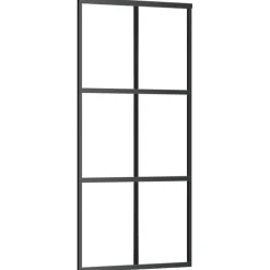 VIDAXL - Porte coulissante avec kit de quincaillerie 90x205 cm verre esg
