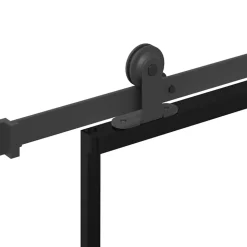 VIDAXL - Porte coulissante avec kit de quincaillerie 90x205 cm verre esg