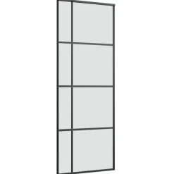 VIDAXL - Porte coulissante avec kit de quincaillerie 76x205 cm verre esg