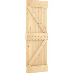 VIDAXL - Porte coulissante et kit de quincaillerie 70x210 cm pin massif