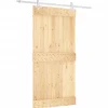 VIDAXL - Porte coulissante et kit de quincaillerie 100x210 cm pin massif