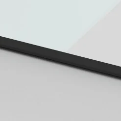 VIDAXL - Porte coulissante kit de quincaillerie trempé verre aluminium