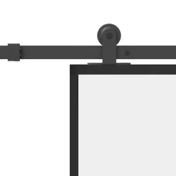VIDAXL - Porte coulissante avec kit de quincaillerie 76x205 cm verre esg